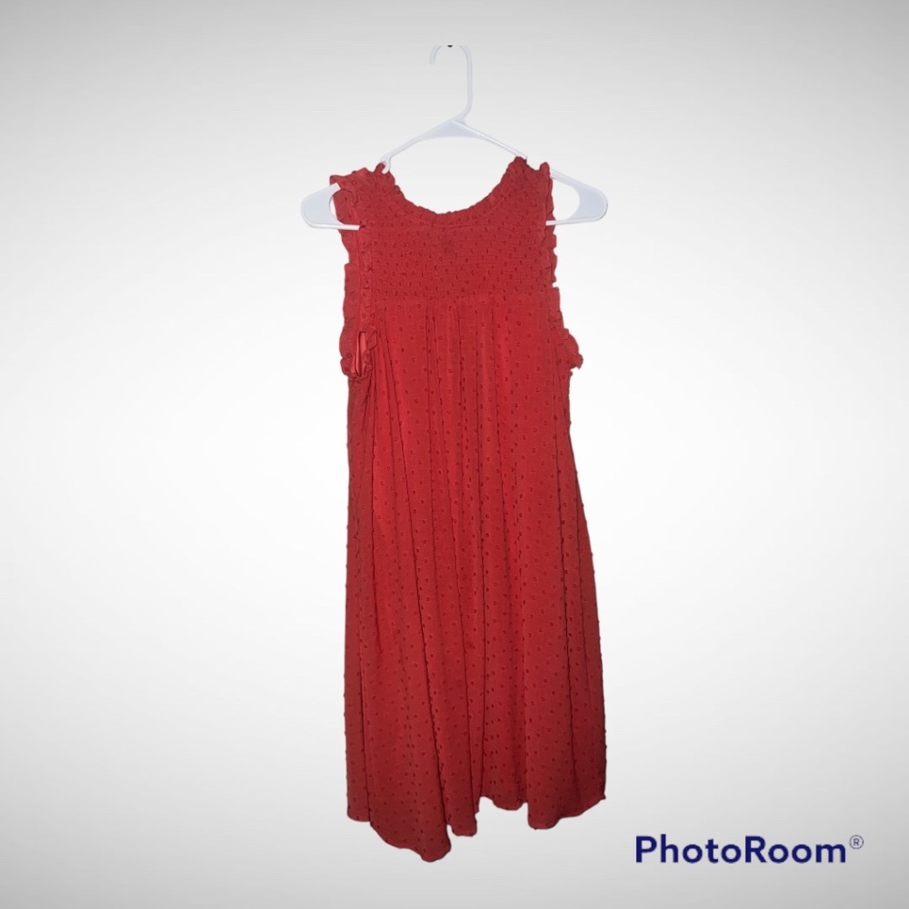 Mid Red Summer Dress